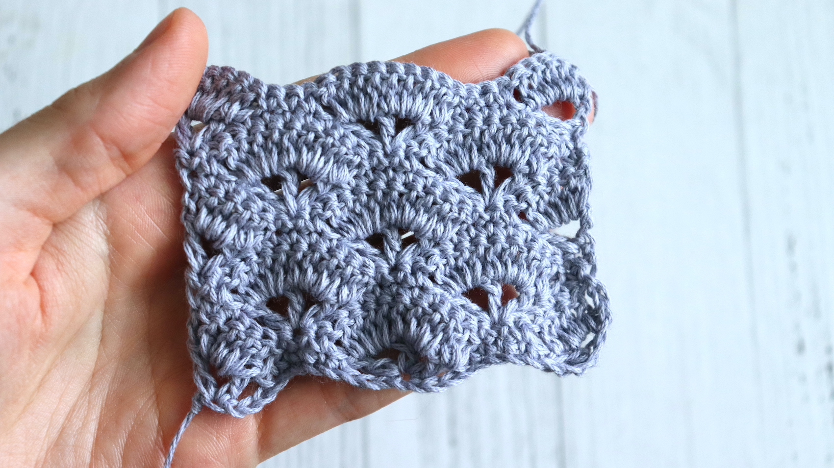 Узор крючком для стильного пуловера смотреть онлайн