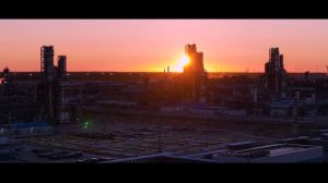 Рассвет над Амурским ГПЗ в день летнего солнцестояния-2024