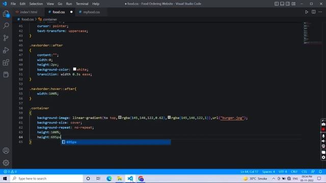 How to create a simple food ordering website using html and css | CodeBegins смотреть онлайн