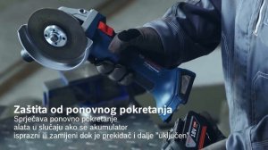 Bosch Professional kutna brusilica bez četkica: GWS 180-Li