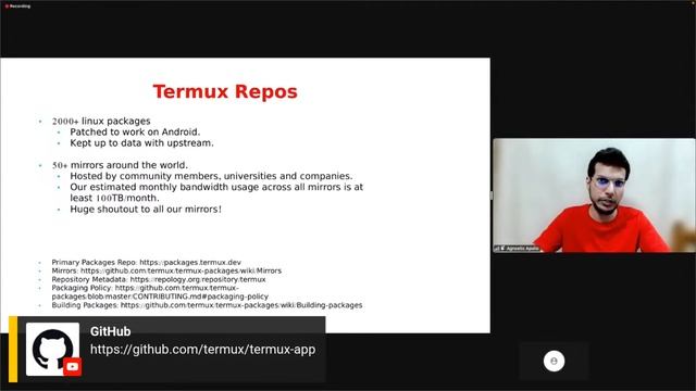 GitHub Accelerator Demo Day Presentation - Termux смотреть онлайн