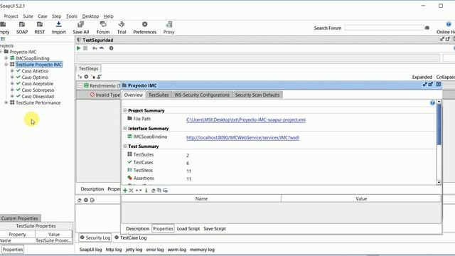 WebService Java con pruebas de Performance SOAP UI