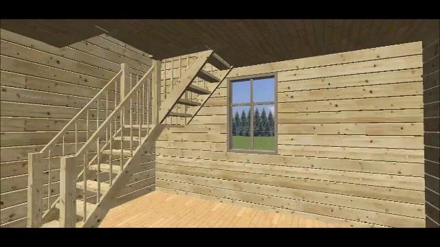 Баня 6х6, проект "Афродита 6". смотреть онлайн