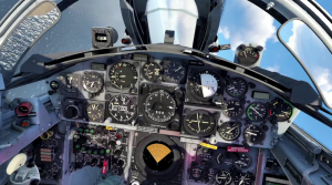 Бой на F-104S TAF Starfighter в VR шлеме в War Thunder.