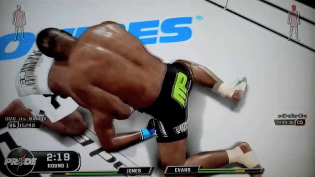 PRIDE: Rashad Evans (o-III-oOo-III-o) vs John Jones (OMG_its_RAMBO)