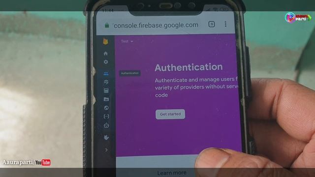 Firebase Web API key how to generate in the project in hindi videos/Aauraparti