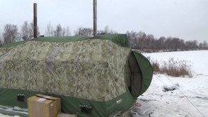 Накидной тент для мобильной бани Мобиба МБ-104