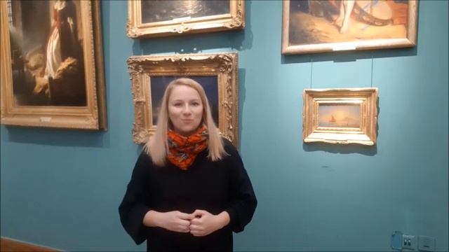 Прогулки по галерее. Зал русского искусства. А.П. Боголюбов. смотреть онлайн