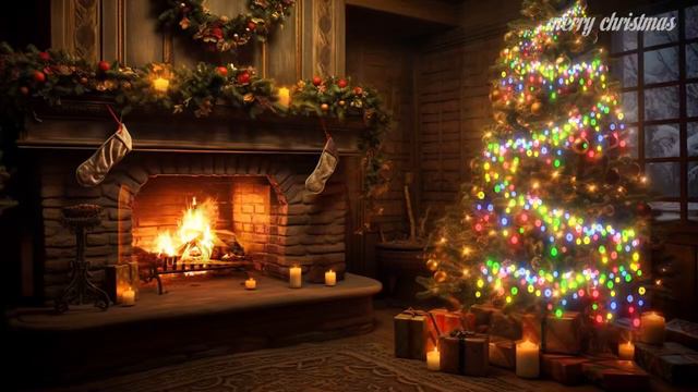Relaxing Christmas Ambience  Christmas Music 2024 Christmas Carols Heavenly Christmas Music