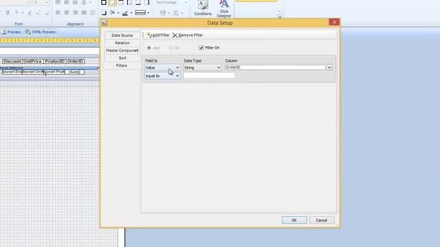 Stimulsoft Reports FILTER WITH SQL AND DATA FILTER