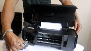 CANON PIXMA IP 1800 SET UP & LOADING PAPER TRAY