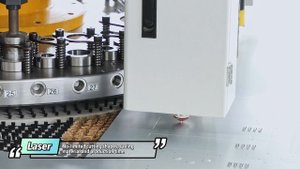 Комбинированный координатно-пробивной пресс с лазерной резкой