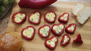 Закуска из красного перца Закуска на праздничный стол