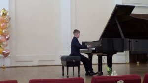 Иванов Павел, Трехголосная инвенция фа мажор номер 8 И.С. Бах, Соната Бетховен номер 1