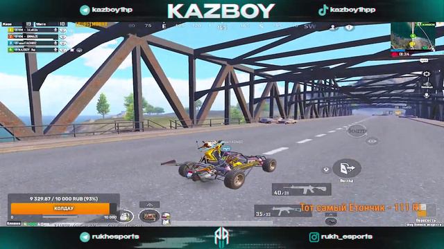 🏆 ИДЁМ В ТОП 500 ЕВРОПЫ 🏆 РОЗЫГРЫШ РП❤ СТРИМ ПУБГ МОБАЙЛ | KAZBOY ❤ смотреть онлайн