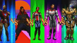 IRON MAN 4k DANCE vs DOCTOR STRANGE vs SPIDER-MAN 4k vs THOR 4k vs THANOS 4k : танцевальный челлендж