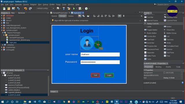 JAVA sinhala Lesson series 2020 | How to create Login Form |    (ජාවා සිංහලෙන් ඉගෙනගමු) # 2020