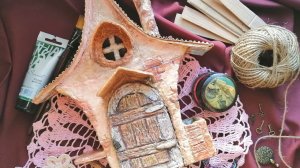 Домик из картона | Ключница своими руками