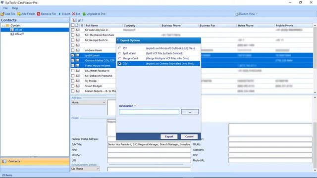 SysTools vCard Viewer Pro [Official] - Split, Merge and Convert VCF File to PST and CSV Formats смотреть онлайн