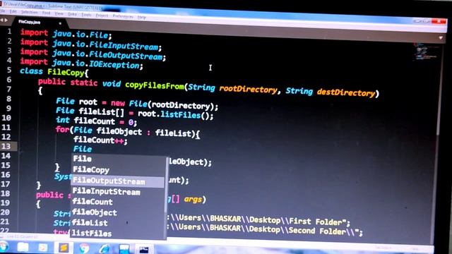 Copy Text, Audio, Video & Image files from one folder to another using Java смотреть онлайн