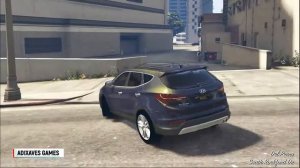Hyundai Santa Fe 2013 | GTA V Real Life Mods | Vehicle TestDrive Review | GTA 5 Gameplay @ 60FPS