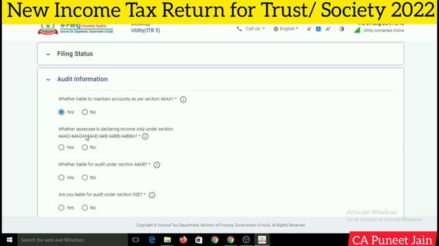 ITR 5 for AY 2022-23 for Charitable Trust/ Society|How to file ITR 5 Online| New ITR 5 filing 20-2 смотреть онлайн