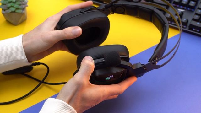Распаковка наушников A4Tech Bloody G570 / Unboxing A4Tech Bloody G570 смотреть онлайн