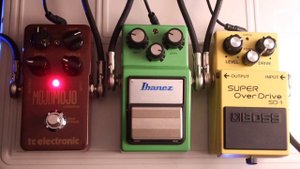 tc electronic MojoMojo review ×TS9 ×SD-1 booster | BOSS vs. Ibanez Overdrive | Playing Fender Jagua