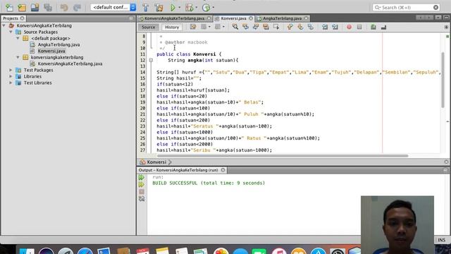 201953092 UTS PBO Konversi Angka Ke Terbilang - Java Neatbeans смотреть онлайн