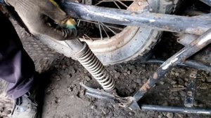 Реставрация и переделка мотоцикла Минск 106 ,1971года, восстановление рамы, часть 1