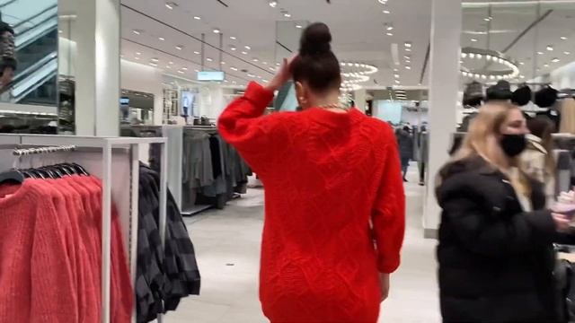 Шопинг влог/ обзор пуховиков из масс маркета Zara, H&M,Massimo Dutti