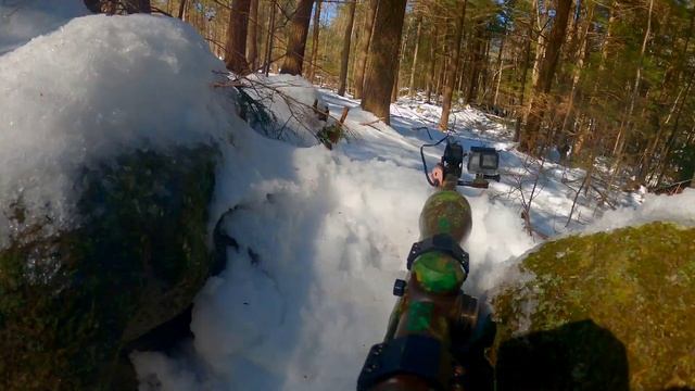Airsoft War Sniper DOMINATES on SNOW MOUNTAIN (LONG RANGE)