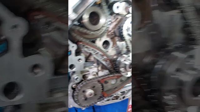 AUDI 3.0 TFSI  timing chain marks