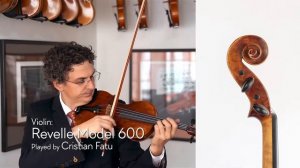 Revelle Model 600 4/4 violin, antique-style / Cristian Fatu / at the Metzler Violin Shop