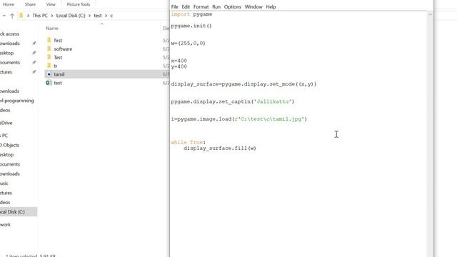 Display image with PyGame ( Python ) смотреть онлайн