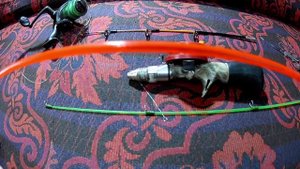 Самодельный хлыстик для зимней удочки.