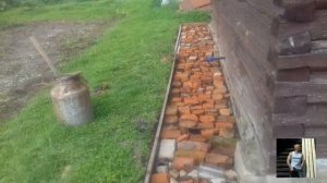 Отмостка протяженностью в 40м, вокруг бани, беседки, погреба. Мой вариант.