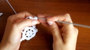 СНЕЖИНКА КРЮЧКОМ ПОШАГОВО ДЛЯ НАЧИНАЮЩИХ. Вязание крючком