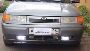 Светодиодные противотуманные фары 40W на ВАЗ 2110-12 2113-15