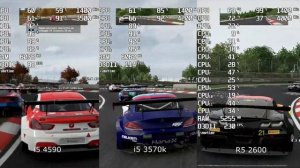 i5 4590 vs i5 3570k vs R5 2600