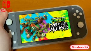 TMNT : Teenage Mutant Ninja Turtles Arcade: Wrath of the Muta Nintendo Switch Lite Gameplay