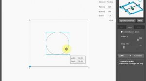 Программа mDraw для конструктора MakeBlock XY плоттера с лазерным модулем