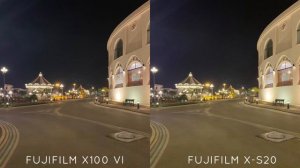 Fujifilm X100 VI VS Fujifilm X-S20 Night Mode Camera Test