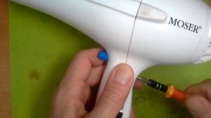 Как разобрать фен Moser Power Style ionic Model  4320 Ремонт фена своими руками #Shorts