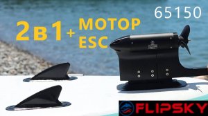 Flipsky 65150 мотор со ВСТРОЕННЫМ КОТРОЛЛЕРОМ для водного электротранспорта. Обзор и тест.