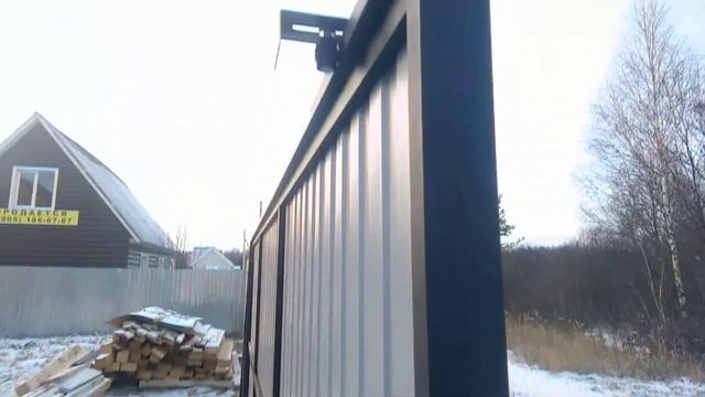 Откатные ворота зимой 2 смотреть онлайн