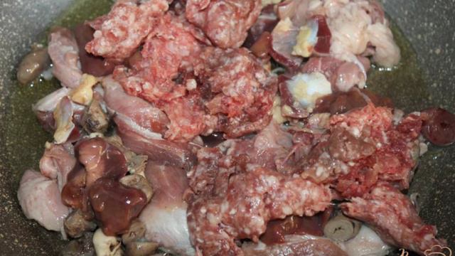 Паштет из свинины с куриными потрохами