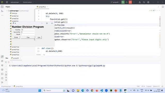 Online Python Project - Lecture 9