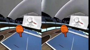 Играю в пинг понг в виар!!!!