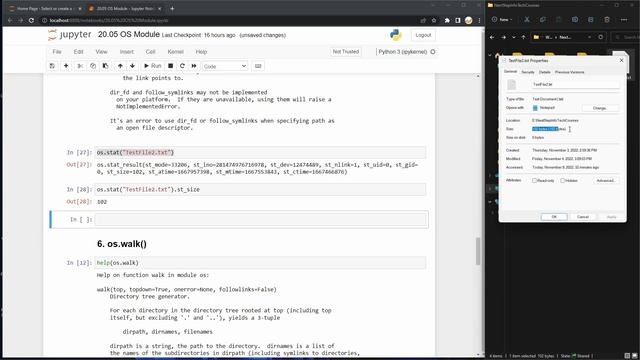 20.5 OS Module || Python Programming Crash Course in Nepali || NextStep InfoTech